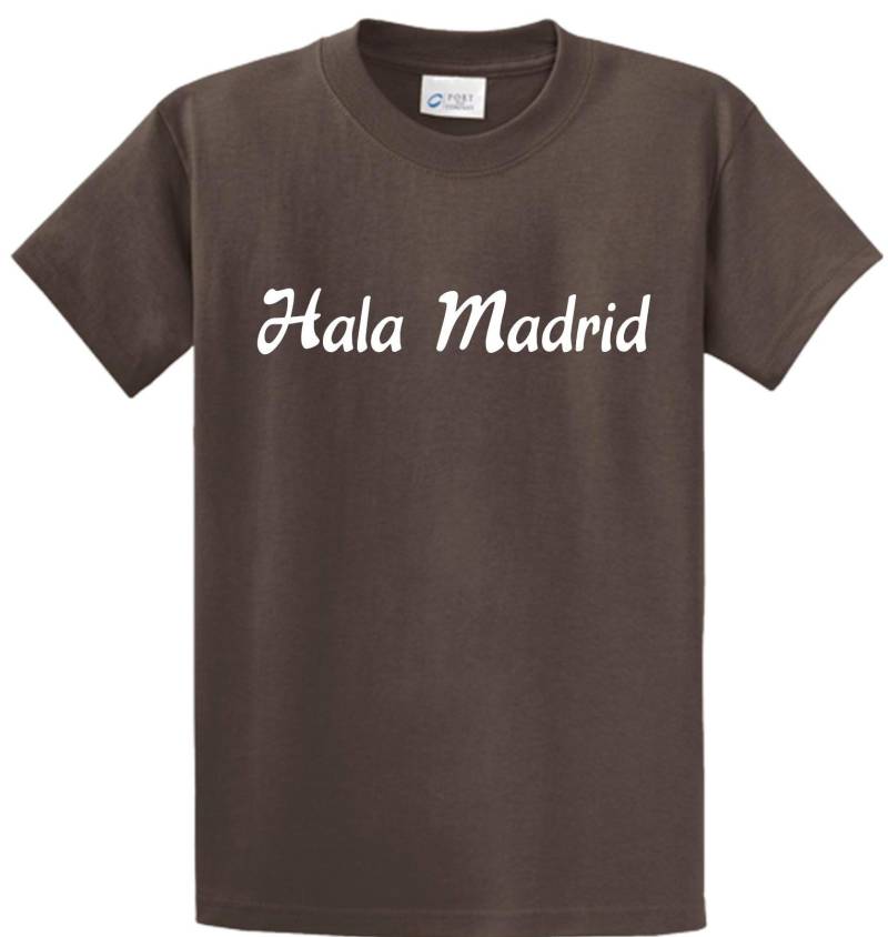 Hala Madrid T-Shirt Real Fußball Fan T-Shirt von HalaPrints