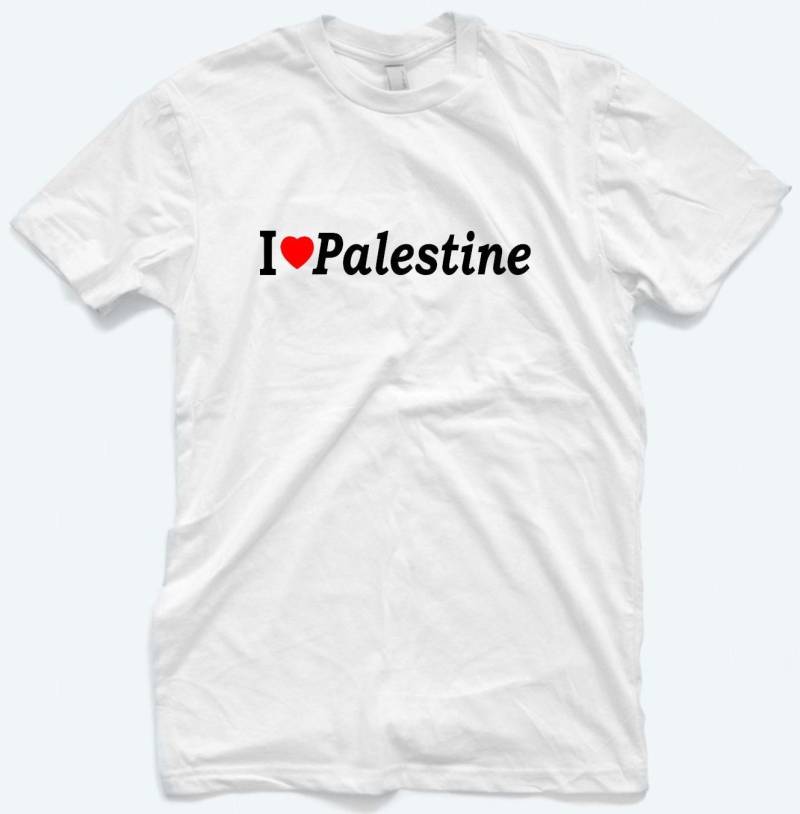 Ich Liebe Palästina T-Shirt Unisex Baumwoll T-Shirt von HalaPrints