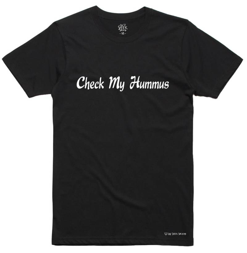 Karo Mein Hummus T-Shirt Soft Style Vegan Food T-Shirt von HalaPrints