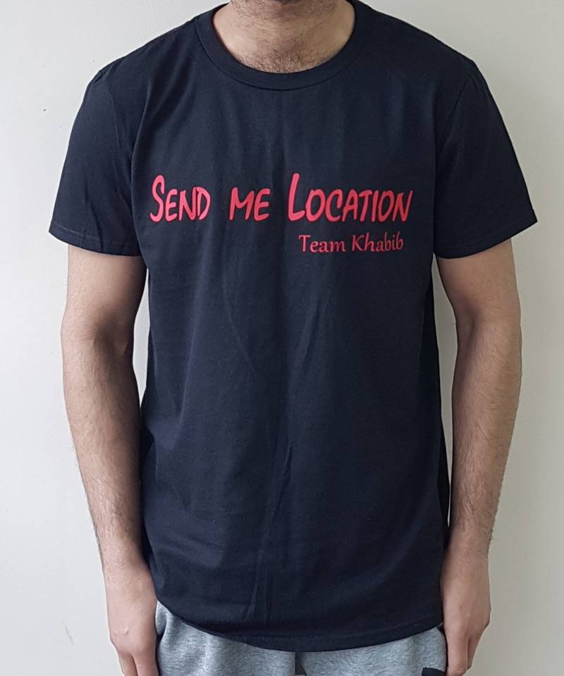 Khabib Nurmagomedov T-Shirt Sende Mir Standort, Team Khabib, Ufc von HalaPrints