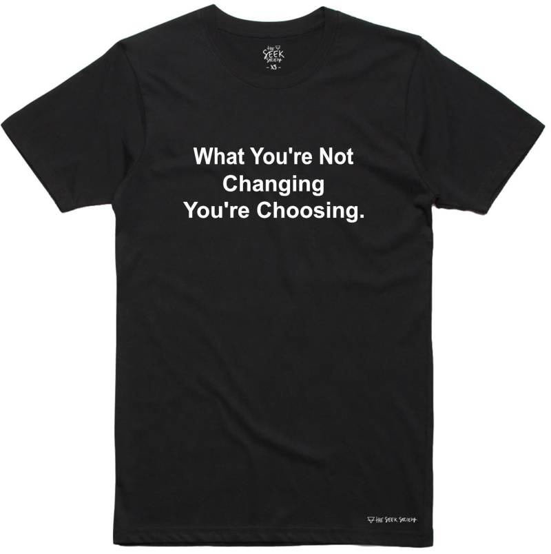 Motivierendes T-Shirt Was Du Nicht Änderst, Wählst von HalaPrints