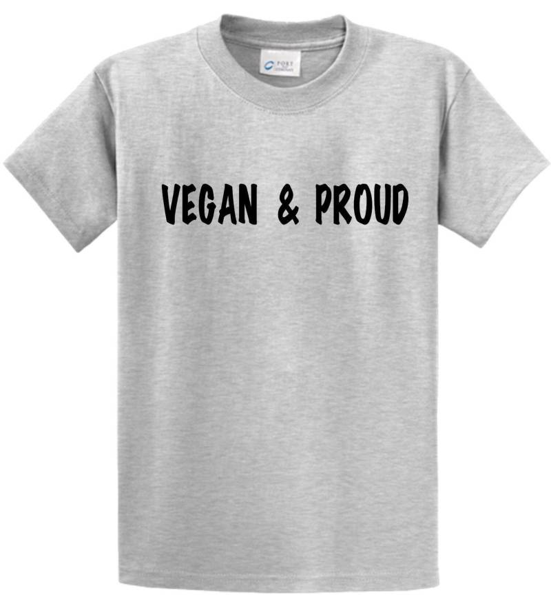 Vegan & Stolz T-Shirt Unisex Baumwoll T-Shirt, Geschenk von HalaPrints