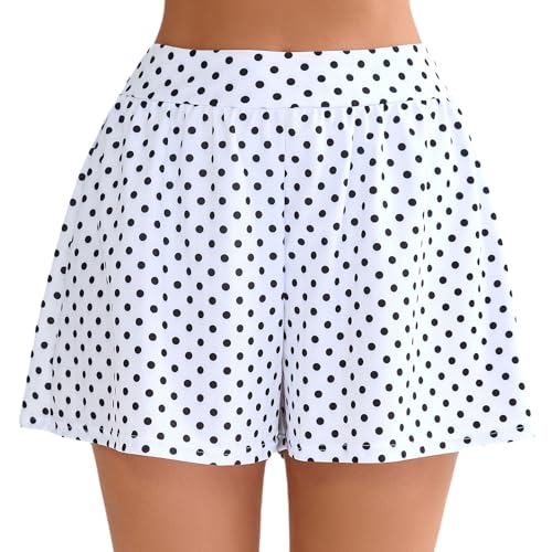 Halcurt Badeshorts Damen Badehose Schnell Trocknende Boardshorts Locker Schwimmhose Surf Strand Schwimmshorts XL von Halcurt