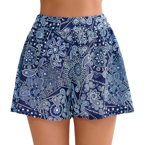 Halcurt Badeshorts Damen Badehose Schnell Trocknende Boardshorts Locker Surf Schwimmshorts Strand Schwimmhose S von Halcurt