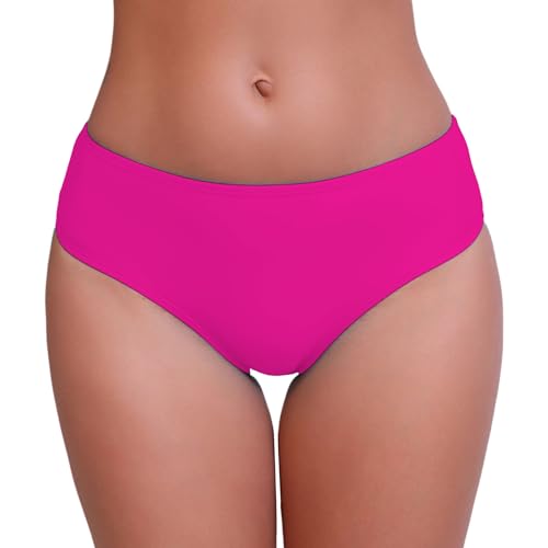 Halcurt Bikinihose Damen Mittelhohe Bund Schwimmhose Schnell Trocknende Badehose Strand Surf Bikini Shorts S von Halcurt