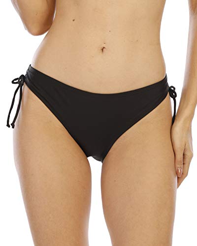 Halcurt Damen Mode G-String Tanga Strand Bikinihose Brazilian Bikini Slip Beachwear S Schwarz von Halcurt