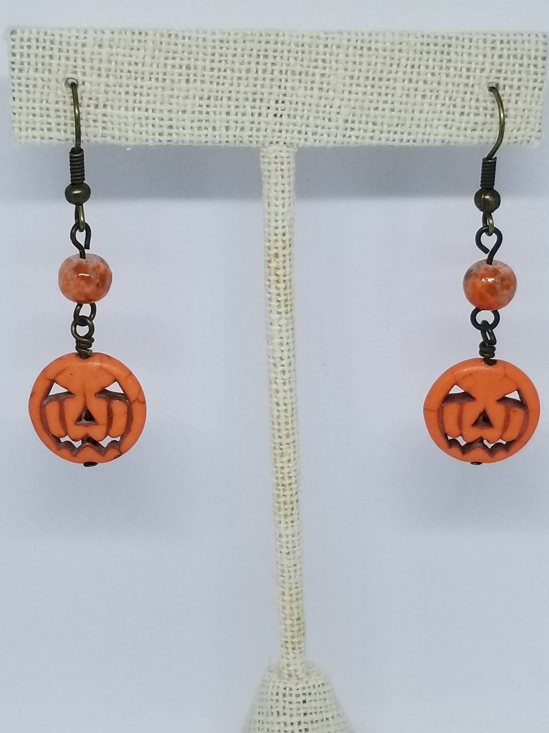 Jack O'lantern Ohrringe, Halloween Orange Kürbis Ohrringe Jack O'lantern Ohrringe, Halloween Orange Kürbis Ohrringe von HaleyAndBelle