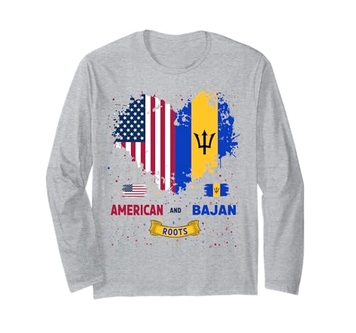 Bajan American Themed Outfit Ideen für Kinder Bajan Roots Langarmshirt Bajan American Themed Outfit Ideen für Kinder Bajan Roots Langarmshirt von Half Bajan Half American Outfit Idea For Women