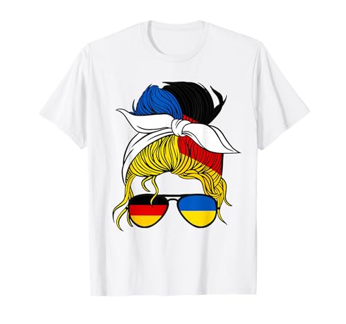 halb deutsch halb ukrainisches Mädchen Deutschland Ukraine T-Shirt halb deutsch halb ukrainisches Mädchen Deutschland Ukraine T-Shirt von Half German Half Ukranian Girl Apparel