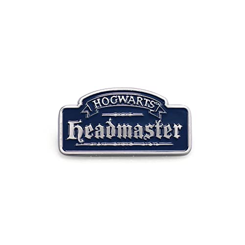 Harry Potter Pin Badge Hogwarts Headmaster Logo Nue offiziell Blau Metal von Harry Potter