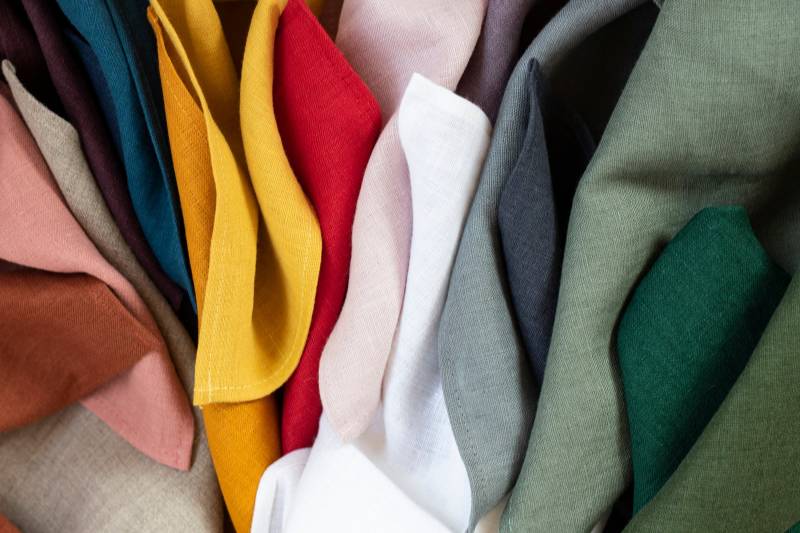 Bandana Yoga Stirnband Mode Accessoire Haarband Viele Farben Headwrap Androgyne Kleidung Leinen Schal von HalfSquares