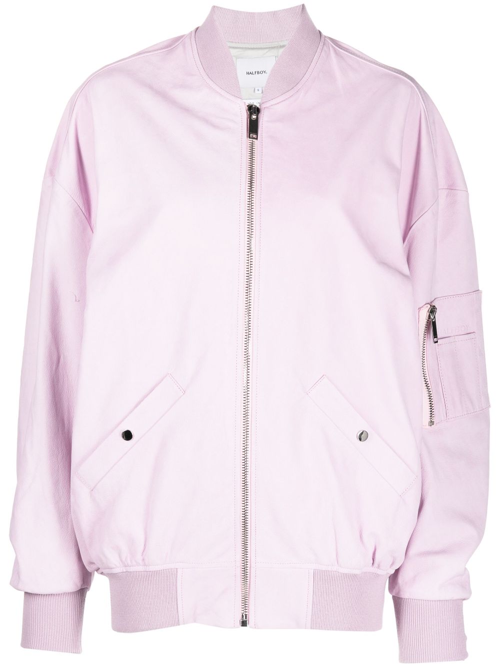 Halfboy Bomber Over Oversized-Jacke - Rosa von Halfboy