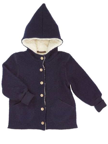 Halfen Kinder Walk-Jacke mit Teddy-Futter Bio-Wolle von Halfen