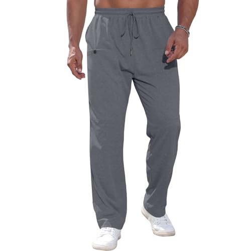 Halfword Jogginghosen Herren Lässige Trainingshose Sweatpants Kordelzug Sporthose Cargo Hose mit Tasche M-4XL von Halfword