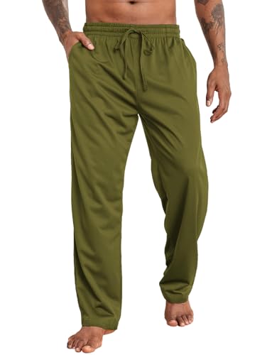 Halfword Jogginghosen Herren Trainingshose Lang Sweathose Atmungsaktiv Sporthose Yoga Grün XXXXL von Halfword