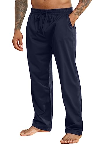 Halfword Jogginghosen Herren Trainingshose Lang Sweathose Atmungsaktiv Sporthose Yoga Navy M von Halfword