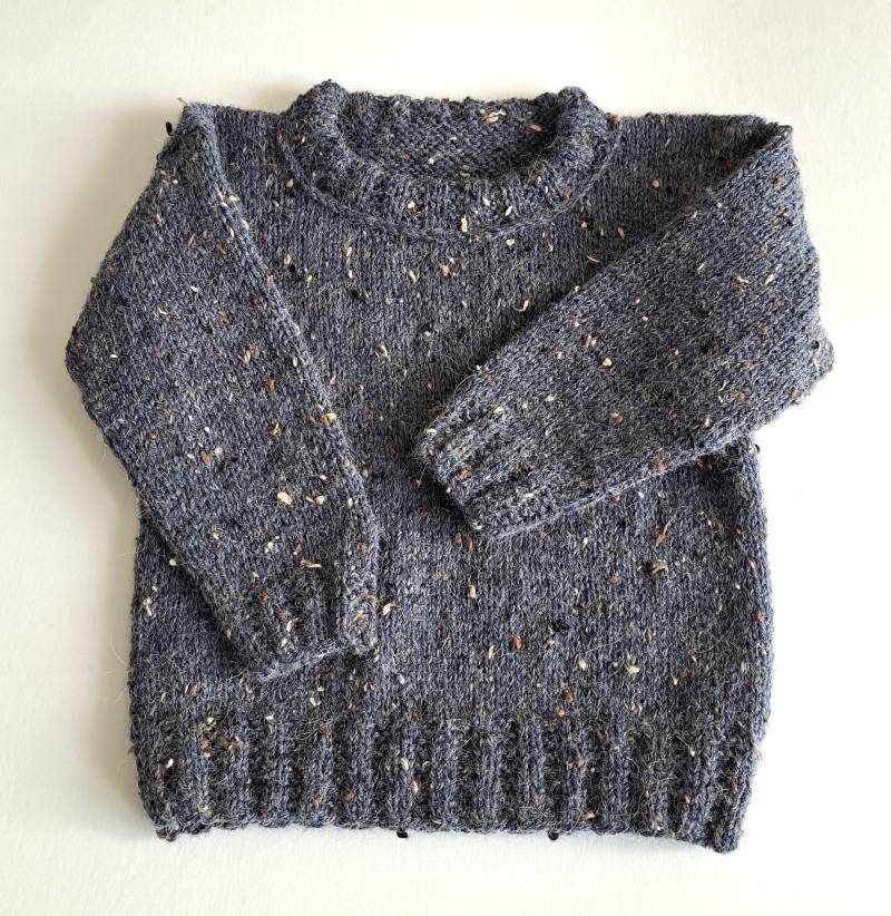 Handgestrickter Kinderpullover - Pullover Für Kleinkinder Kinder Alpaka Wollpullover Unisex von HalinasComfyKnits