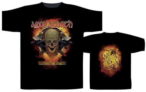Amon Amarth 'Victory Or Death' T-Shirt Neu (DE/NL/SE/PL, Alphanumerisch, M, Regular, Regular, schwarz) von Halle 15 Clothes