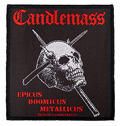 Halle 15 Clothes Candlemass Epicus Doomicus Aufnäher Candlemass Patch Gewebt & Lizenziert !! von Halle 15 Clothes