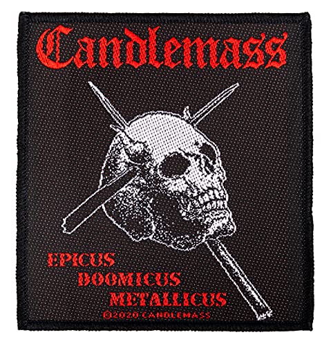 Halle 15 Candlemass Epicus Doomicus Aufnäher Candlemass Patch Gewebt & Lizenziert !! von Halle 15