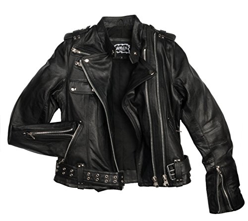 Halle 15 Clothes Damen Lederjacke Rockers Echtleder von H15 Merch !! (M) von Halle 15 Clothes