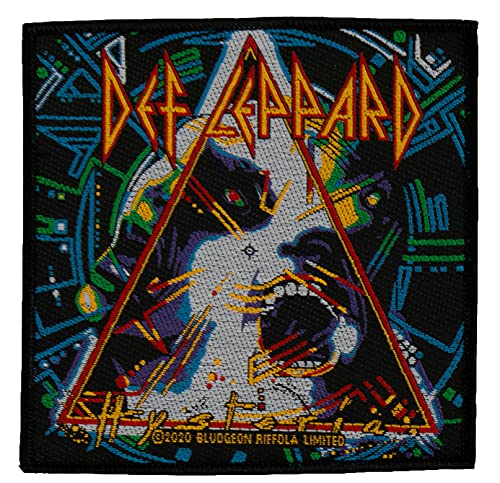 Halle 15 Clothes Def Leppard XX Hysteria Aufnäher Def Leppard Patch Gewebt & Lizenziert !! von Halle 15