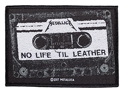 Halle 15 Clothes Metallica No Life Til Leather Aufnäher Metallica Patch Gewebt & Lizenziert !! von Halle 15 Clothes