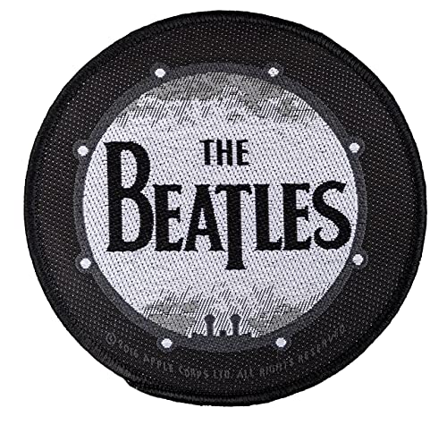 The Beatles DRUMSKIN Aufnäher The Beatles Patch Gewebt & Lizenziert !! von Halle 15