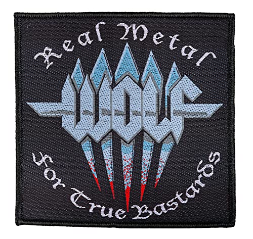 Halle 15 Clothes Wolf Real Metal Aufnäher Wolf Patch Gewebt & Lizenziert !! von Halle 15