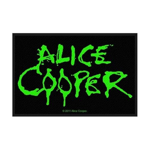 Halle15Clothes - Aufnäher für deine Kutte - Band Alice Cooper - Horror Logo Grün von Halle 15