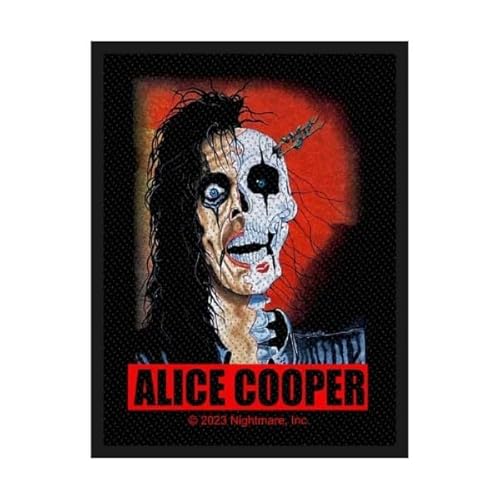 Halle15Clothes - Aufnäher für deine Kutte - Band Alice Cooper - Trashed Logo Patch von Halle 15