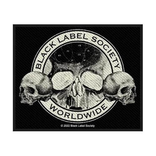 Halle15Clothes - Aufnäher für deine Kutte - Band BLACK LABEL SOCIETY - SKULLS Patch von Halle 15