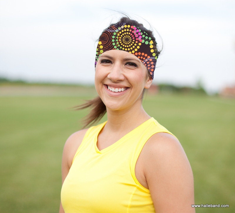 Performance Headband | Workout-Headband Fitness-Kopfband Yoga Funky Performance Headband | Workout-Headband Fitness-Kopfband Yoga Funky von HalleBand
