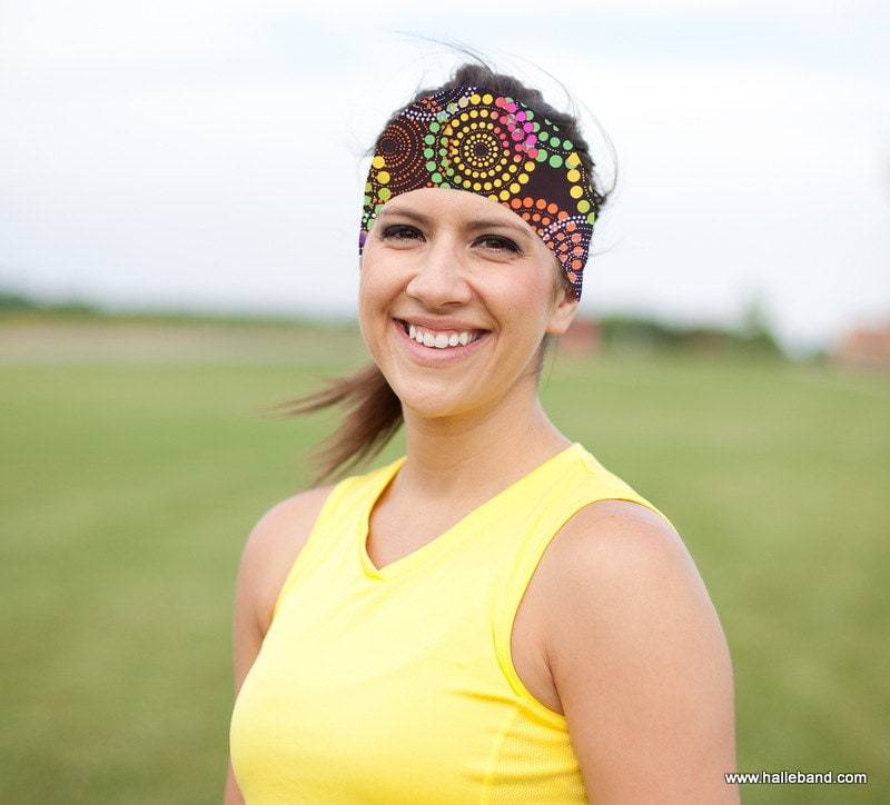 Performance Headband | Workout-Headband Fitness-Kopfband Yoga Funky Performance Headband | Workout-Headband Fitness-Kopfband Yoga Funky von HalleBand