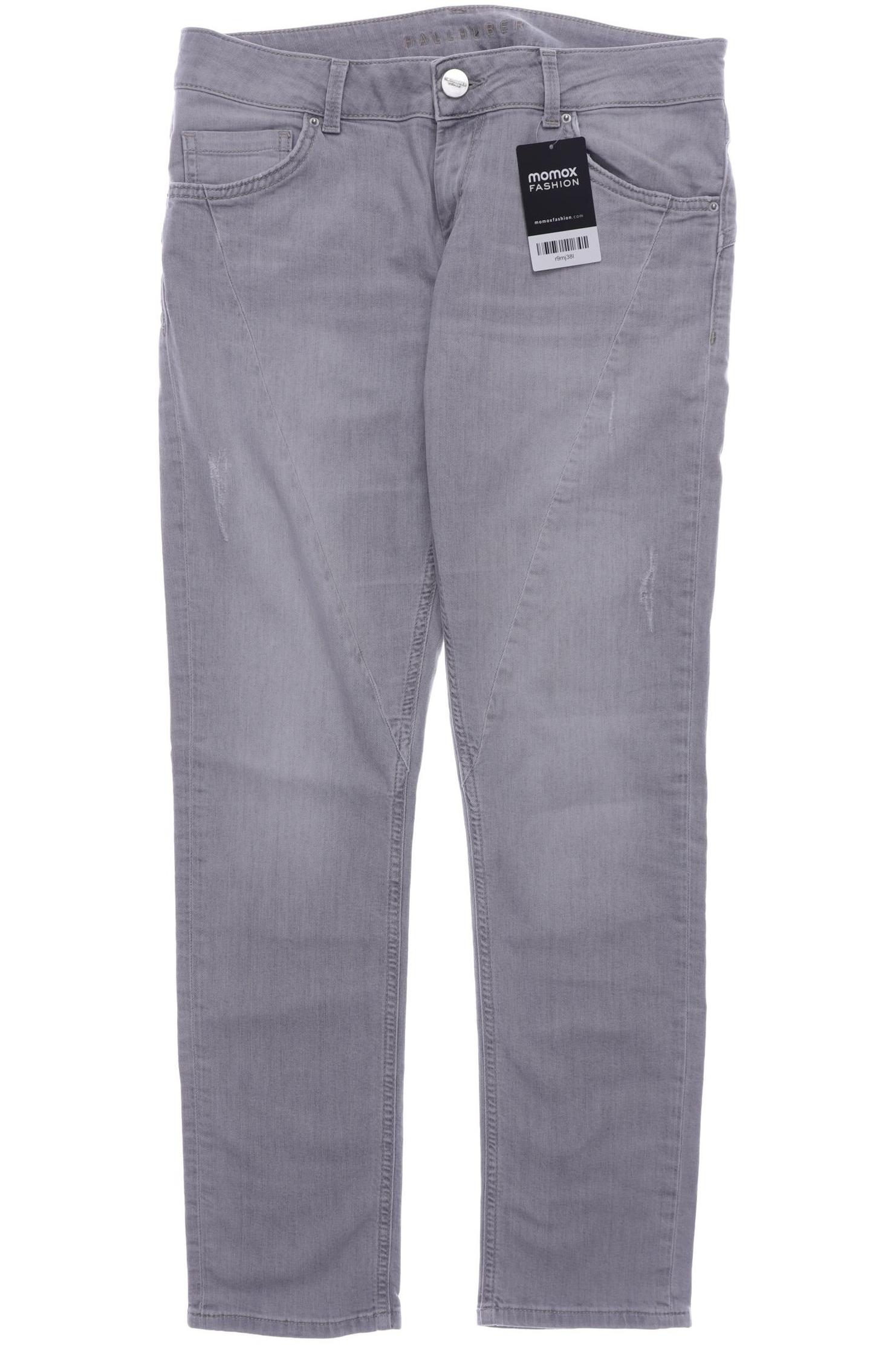 Hallhuber Damen Jeans, grau von Hallhuber