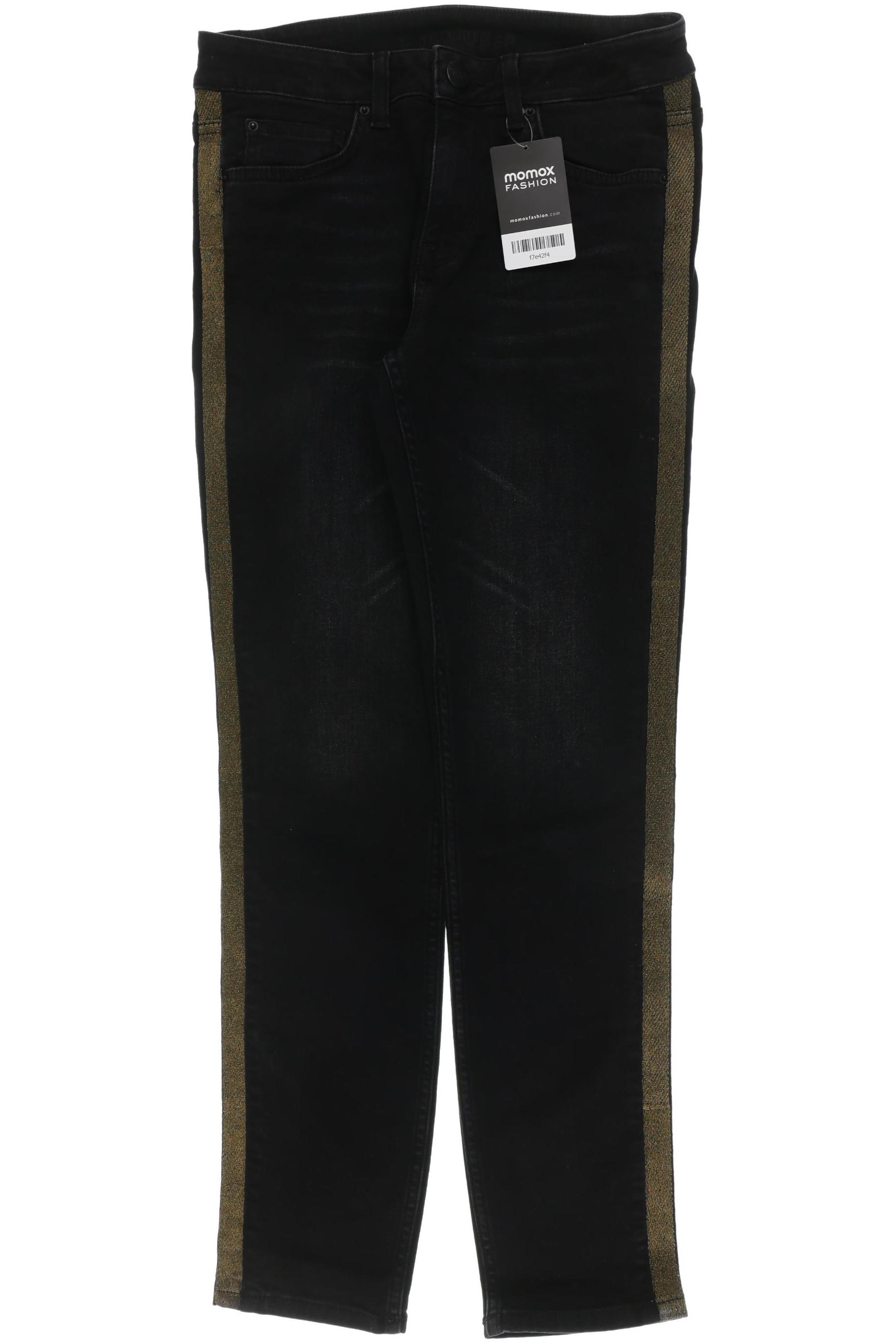 Hallhuber Damen Jeans, schwarz von Hallhuber