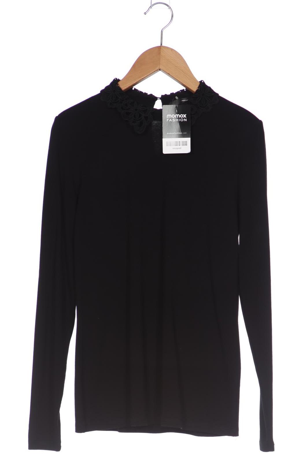 Hallhuber Damen Langarmshirt, schwarz, Gr. 34 von Hallhuber