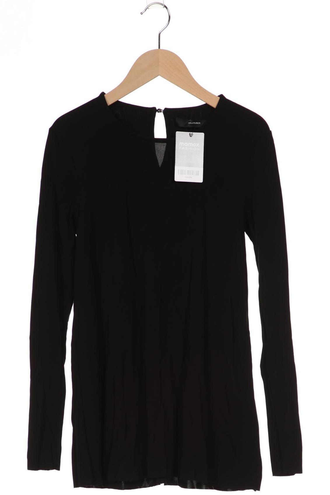 Hallhuber Damen Langarmshirt, schwarz, Gr. 36 von Hallhuber