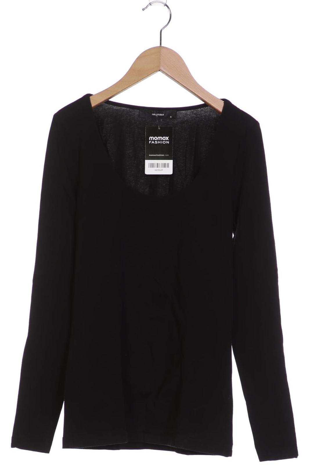 Hallhuber Damen Langarmshirt, schwarz, Gr. 36 von Hallhuber