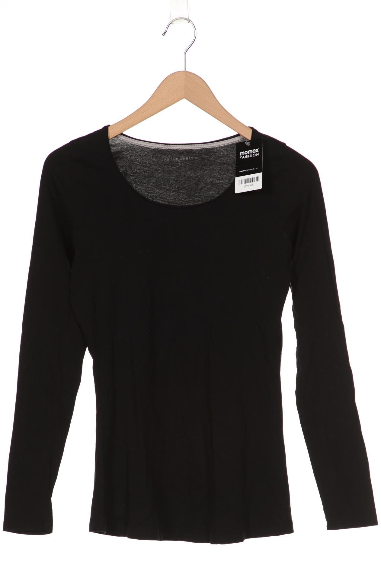 Hallhuber Damen Langarmshirt, schwarz, Gr. 36 von Hallhuber