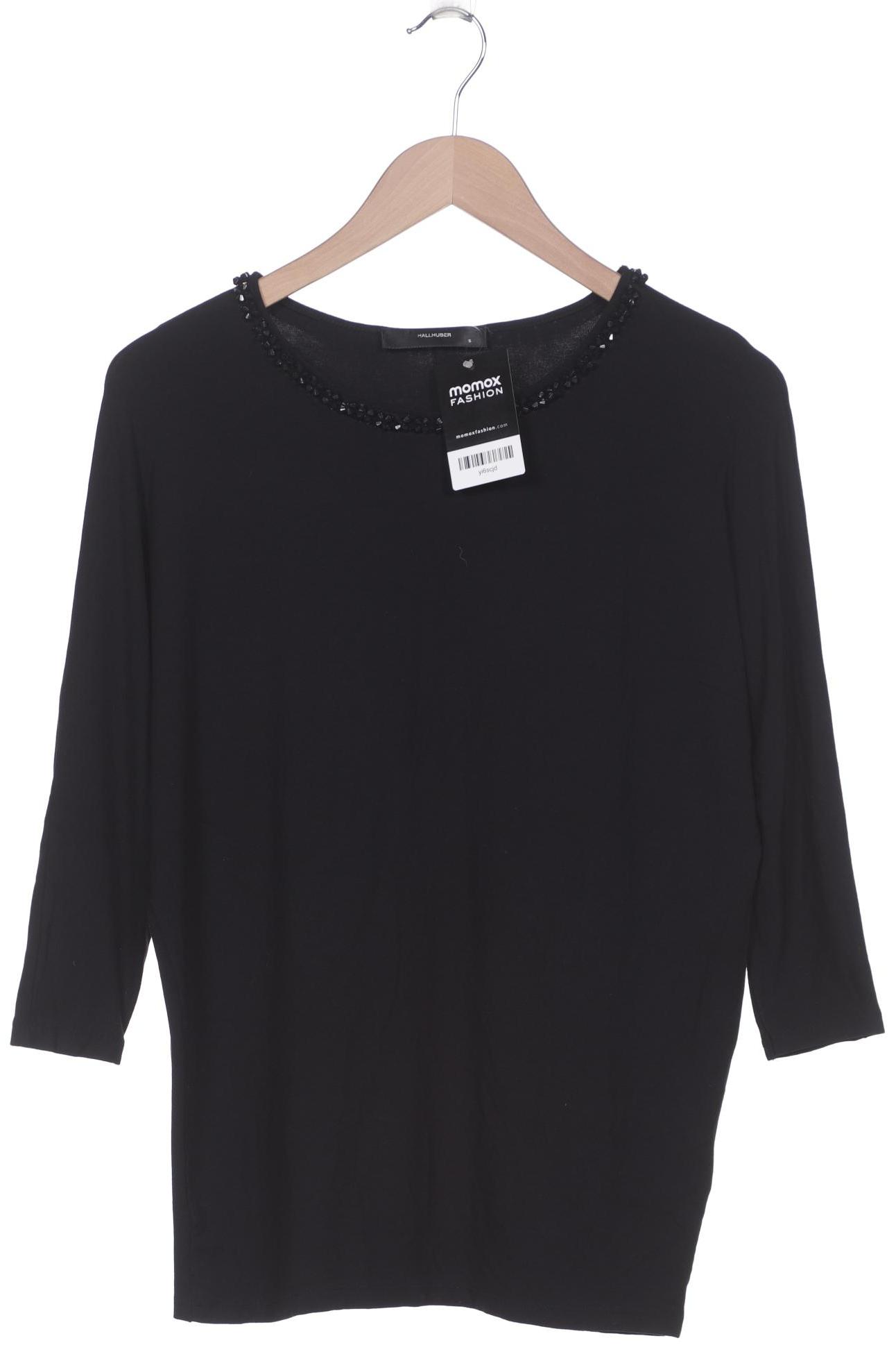 Hallhuber Damen Langarmshirt, schwarz von Hallhuber