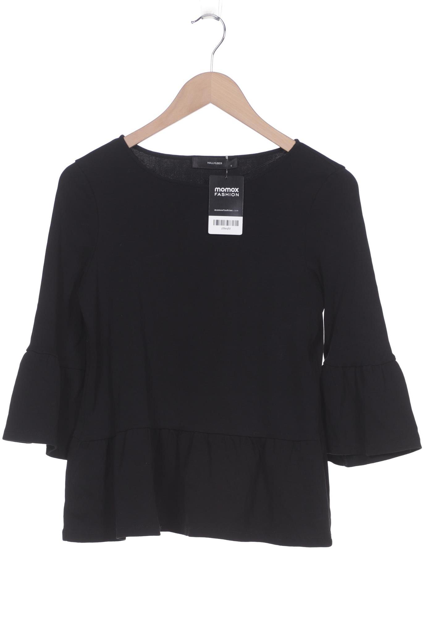 Hallhuber Damen Langarmshirt, schwarz, Gr. 36 von Hallhuber