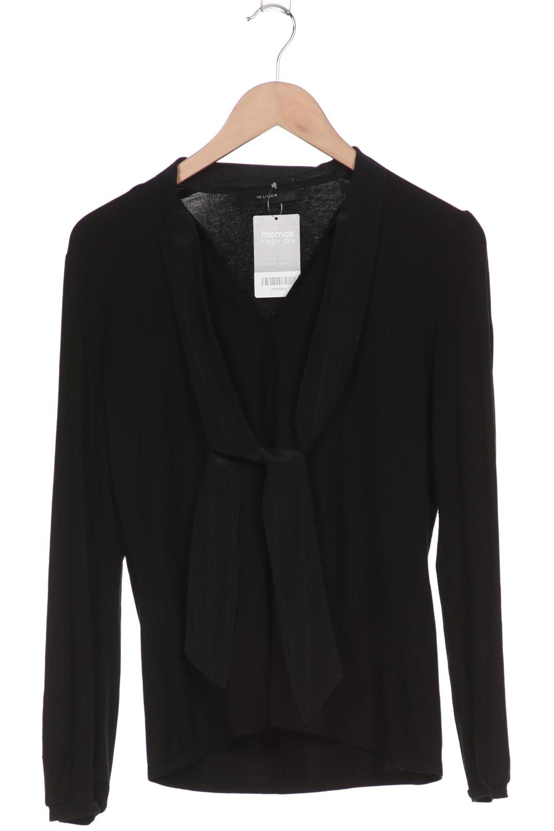 Hallhuber Damen Langarmshirt, schwarz, Gr. 38 von Hallhuber