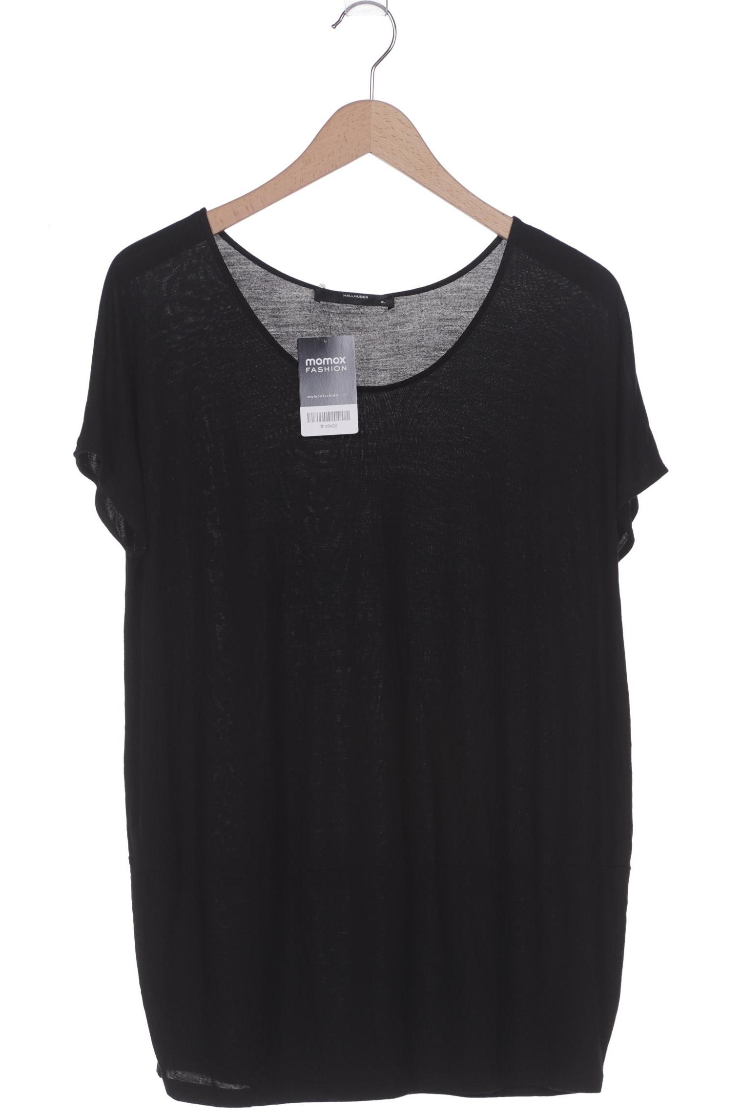 Hallhuber Damen T-Shirt, schwarz, Gr. 44 von Hallhuber