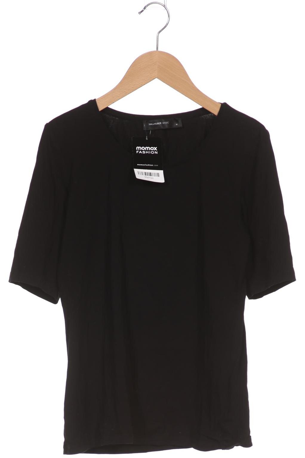 Hallhuber Damen T-Shirt, schwarz, Gr. 38 von Hallhuber