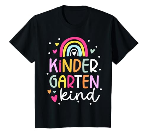Kinder Kitakind 2025 Kindergartenkind 2025 Regenbogen Mädchen T-Shirt Kinder Kitakind 2025 Kindergartenkind 2025 Regenbogen Mädchen T-Shirt von Hallo Kindergarten 2025 Kindergartenstart