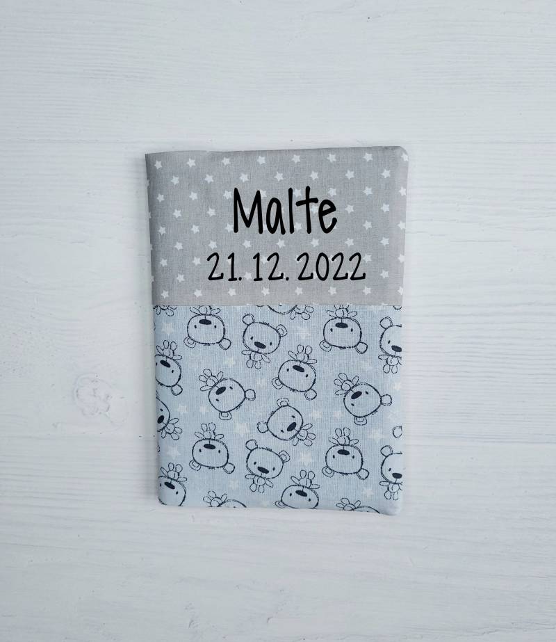Personalisierte U-Heft Hülle Als Geschenk Zur Geburt - Bären Personalisierte U-Heft Hülle Als Geschenk Zur Geburt - Bären von HalloLiebeDesign