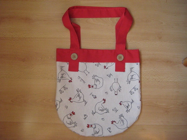 Umhängetasche Shopper Hühner Umhängetasche Shopper Hühner von HalloRia