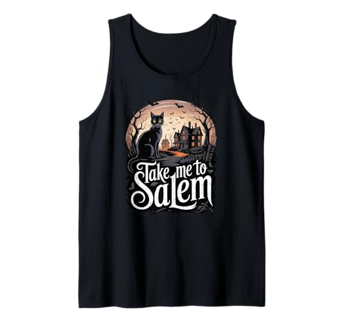 Schwarze Katze Geist Hexe Halloween Männer Frauen Kinder Tank Top Schwarze Katze Geist Hexe Halloween Männer Frauen Kinder Tank Top von Halloween, Haunted House