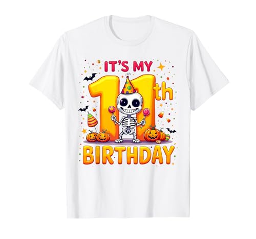 Kids Boo It's My 11th Birthday Girl Cute Ghost Halloween T-Shirt Kids Boo It's My 11th Birthday Girl Cute Ghost Halloween T-Shirt von Halloween 11th Birthday Cute Ghost Costume
